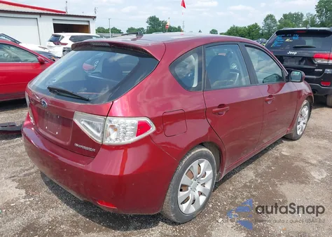 2011 Subaru Impreza 2.5I from USA, damaged, VIN JF1GH6A65BH806875